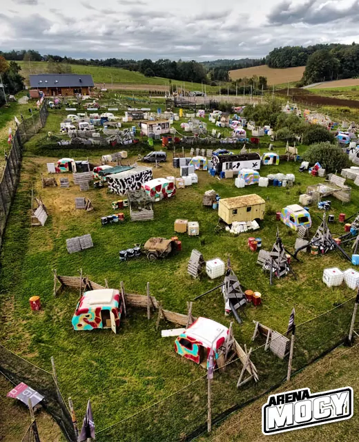 Największe pole paintballowe Arena Mocy