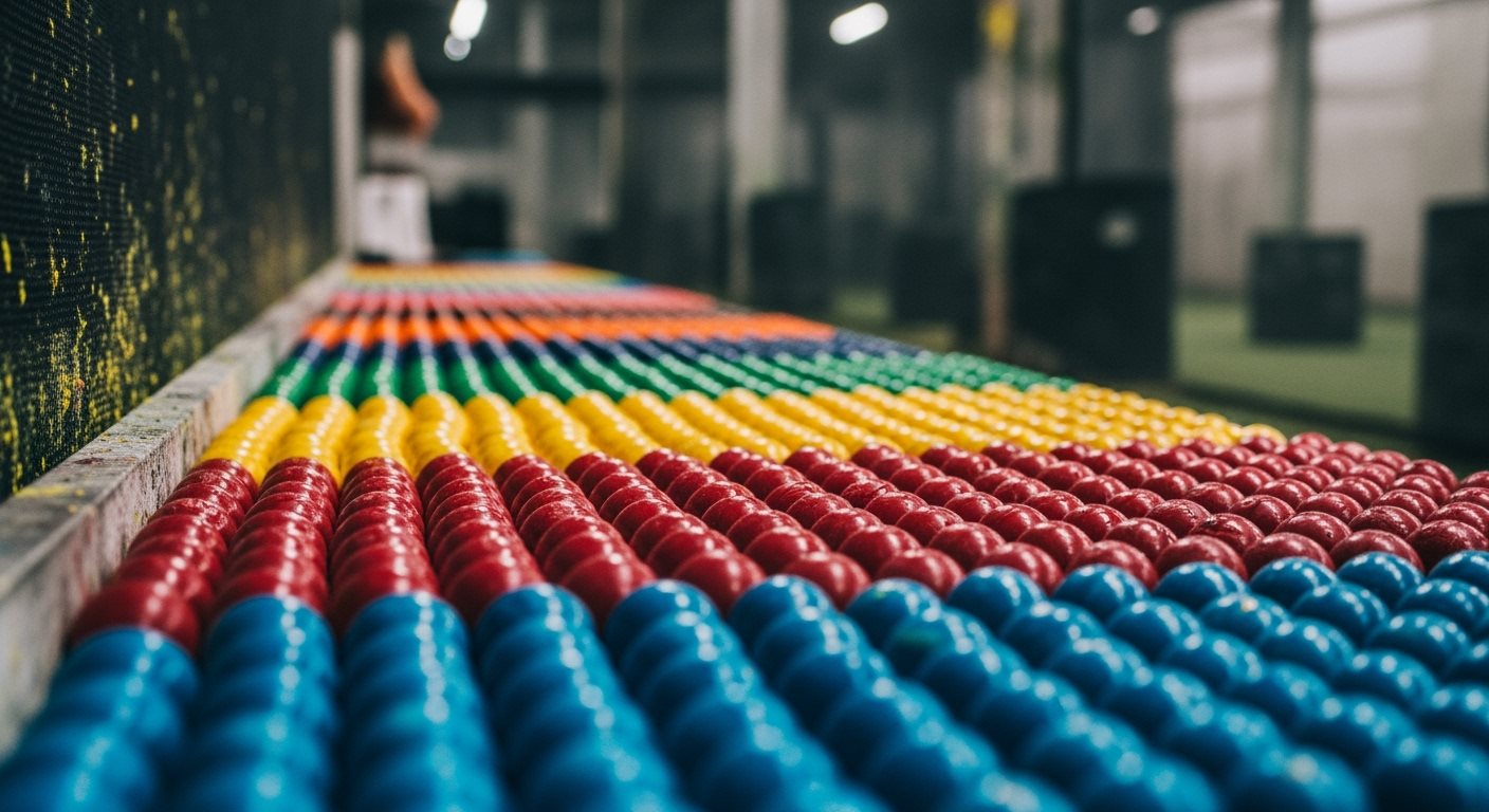 Colorful paintball balls in different colors arran 20251003210125 - Arena Mocy paintball