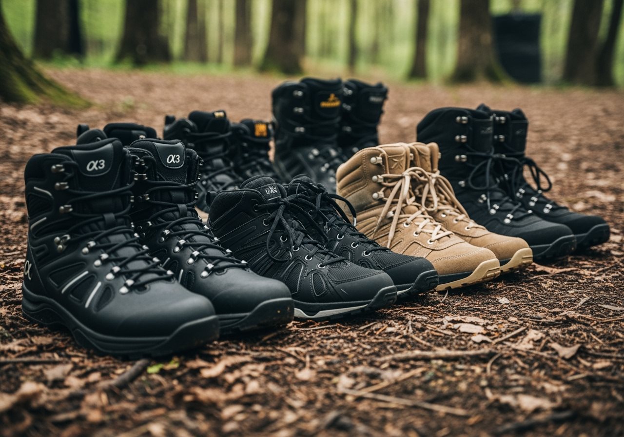 Different types of paintball boots collection, hik 20250930231903 - Arena Mocy paintball