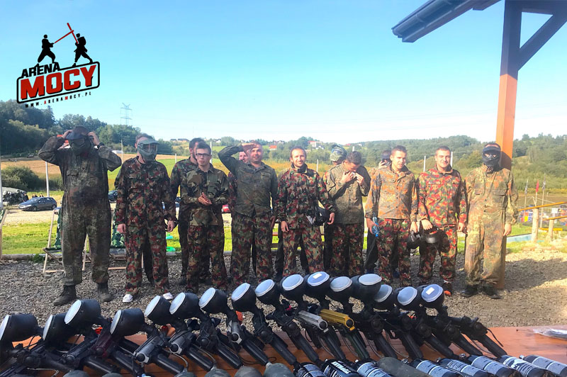 Imprezy firmowe paintball team building Arena Mocy