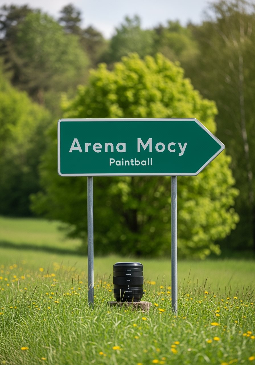 Road sign pointing to Arena Mocy paintball locatio 20251015193437 - Arena Mocy paintball